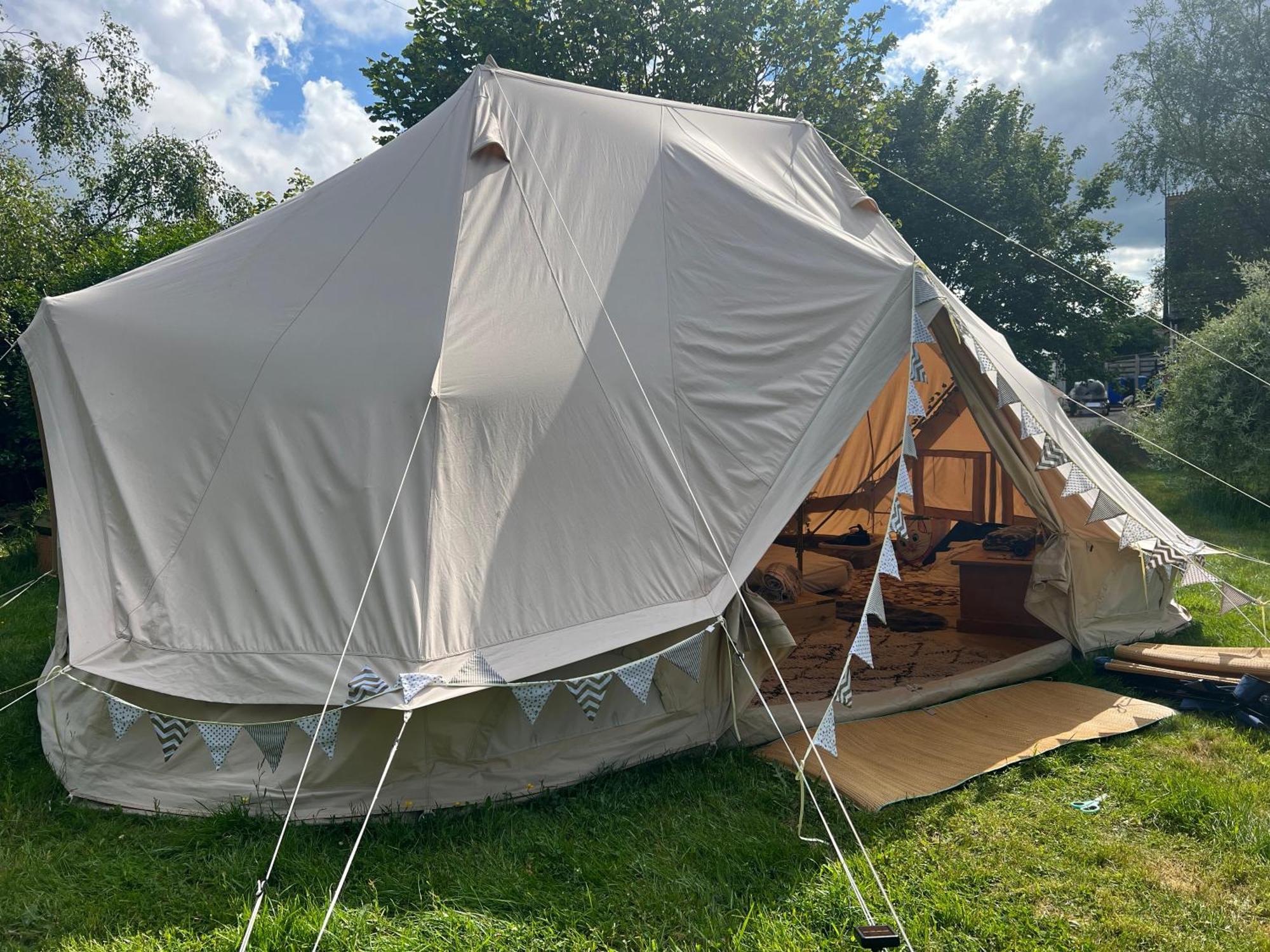 Bluebell Tent At Ballyward Croft Ardkeen Ngoại thất bức ảnh
