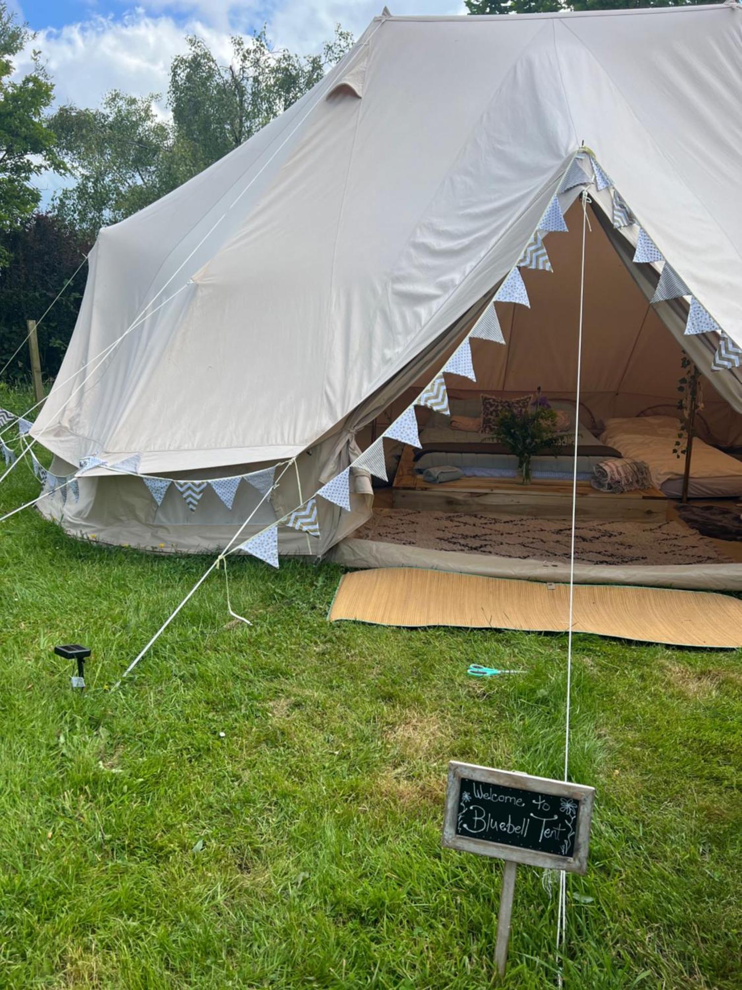 Bluebell Tent At Ballyward Croft Ardkeen Ngoại thất bức ảnh